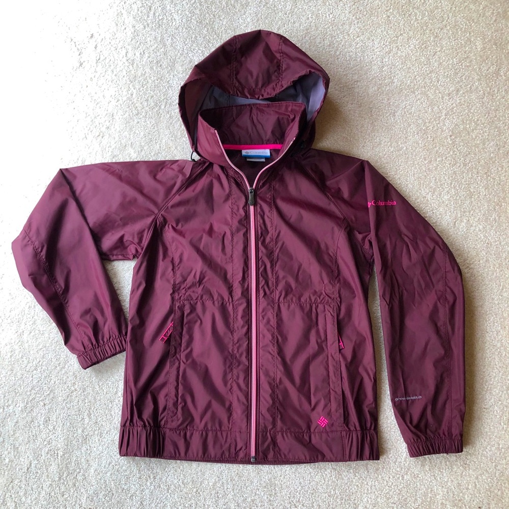 Columbia Rain Jacket with hideaway hood